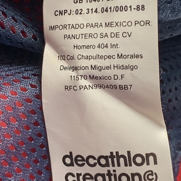 New Tribord Decathlon Rain Jacket Men Red Polyamide Full Zip XL - Picture 4 of 10